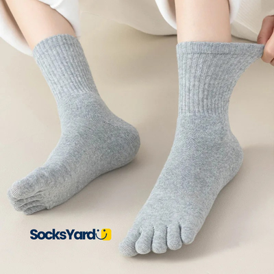 Socksyard - Heldækkende sokker med tåseparatorer