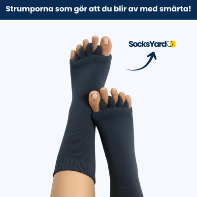 Socksyard - Sokker med tåseparatorer