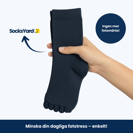 Socksyard - Sokker med tåseparatorer