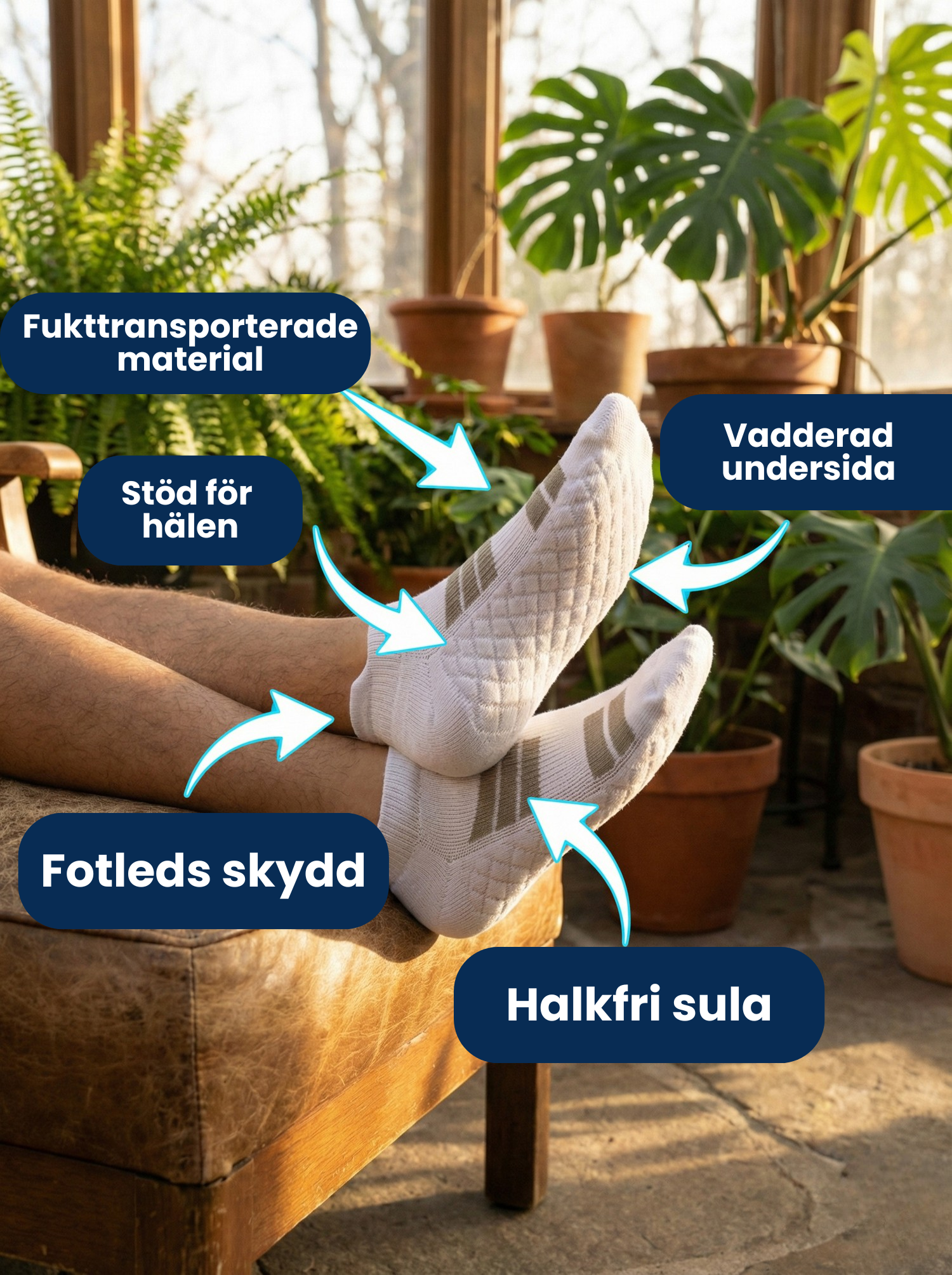 Alt du trenger i én sokk